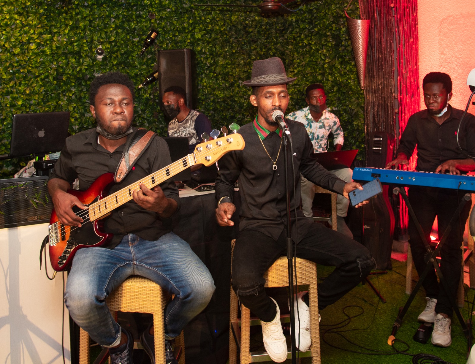 Group photo of Villa Monti Cello members enjoying a social event, showcasing a lively atmosphere and strong community spirit.