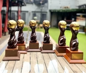 World Travel Awards trophies