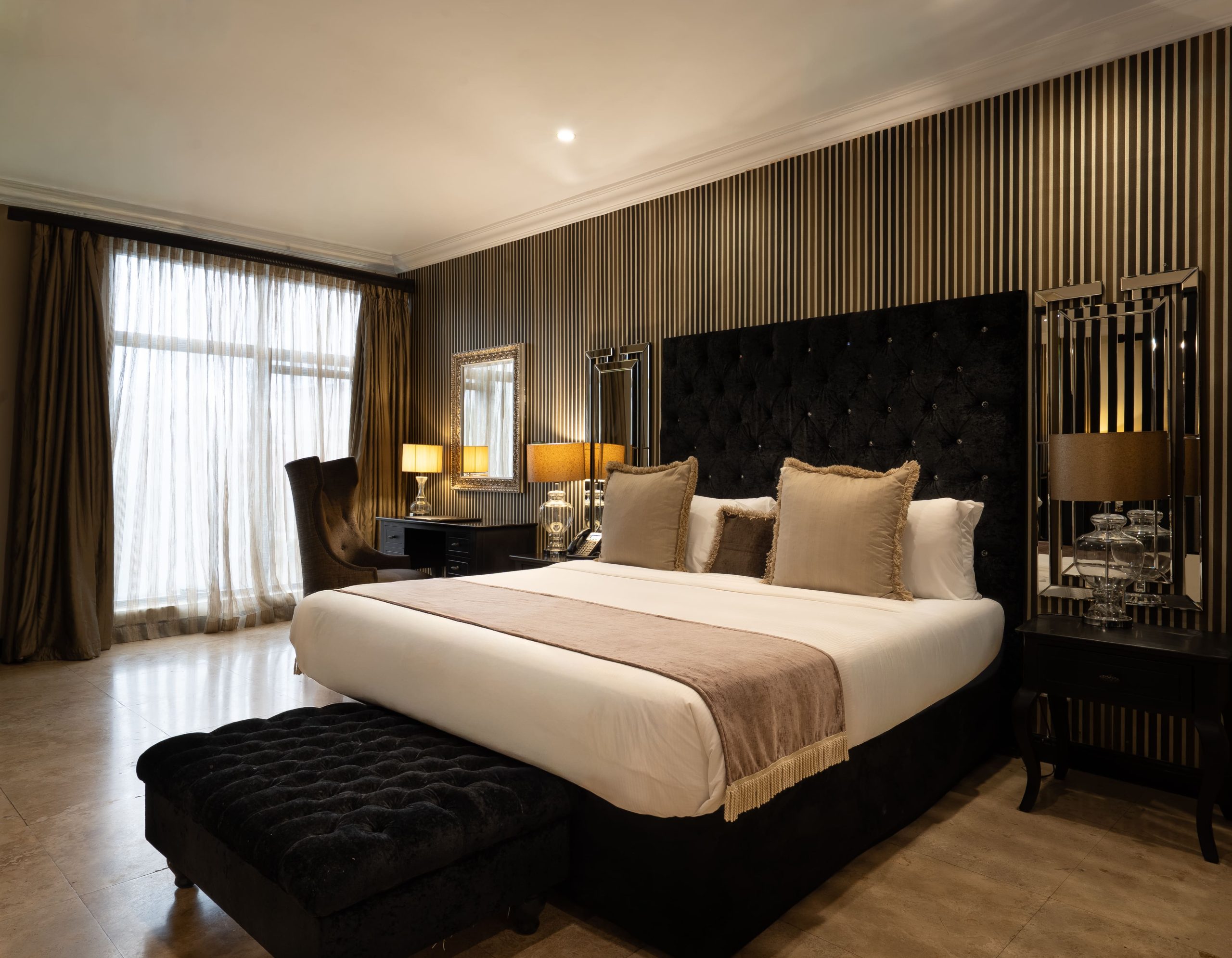 boutique suites Accra Villa Monticello individually designed suite interiors